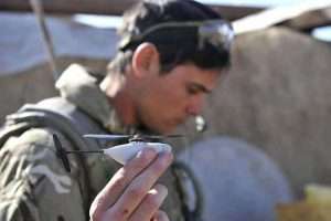 MINIATURE SURVEILLANCE HELICOPTERS HELP PROTECT FRONTLINE TROOPS