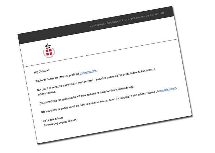 Fra du opretter din profil ved logbuy, til at du kan benytte rabatterne kan der gå op til en uge.