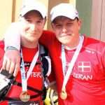 Yakov Munkebo og Lars Hein Wolff tog løbet sammen og kom igennem på 1.59. Verdensmesteren, der kommer fra Kenya, løb turen på 0.59