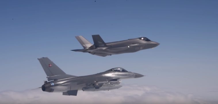 Norsk F-35 i luften over Danmark. Foto: Forsvaret.dk