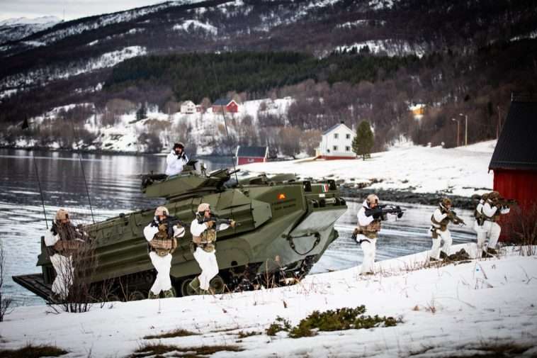 Amfibisk landsætning. Foto: Johanne Søstuen / Forsvaret, Norge