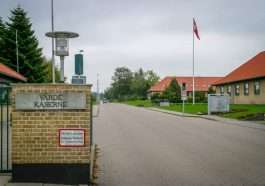 Indgangen til Varde Kaserne. Foto: Forsvaret
