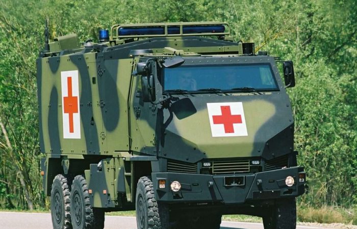 DURO IIIP blev anskaffet i den beskyttede ambulanceversion